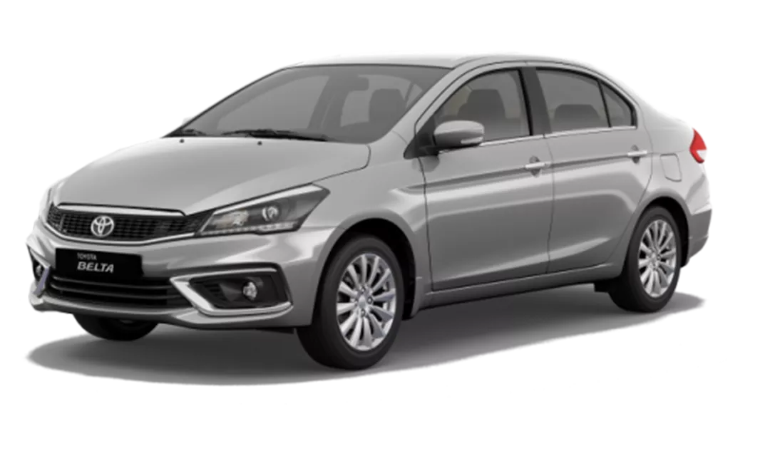 Belta: "Enjoy comfort and reliability with the Toyota Belta Saloon, available at Thika Toyota."