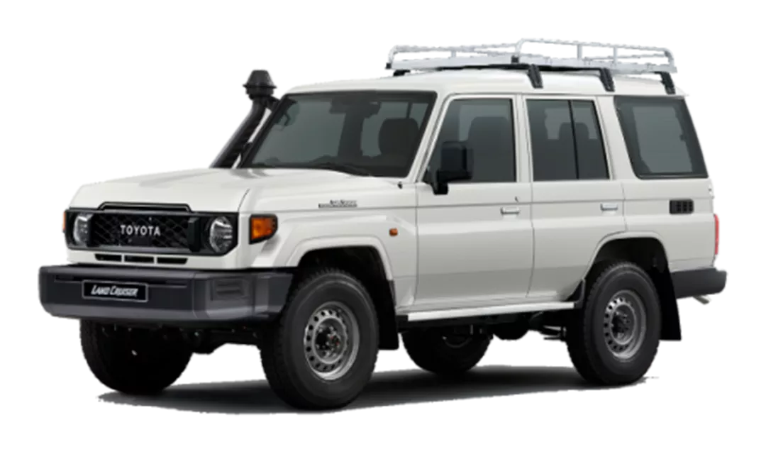 Land Cruiser 76: "Experience unparalleled off-road performance with the Toyota Land Cruiser 76 at Thika Toyota."